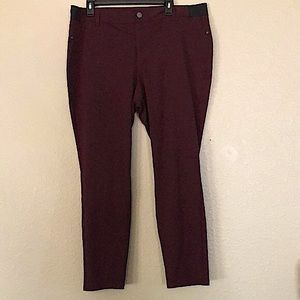 Simply Vera Vera Wang Purple XXL Skinny Jeans
